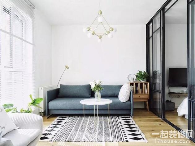 48平的简约风小户型公寓,单身女孩的格调小窝! 48平的简约风小户型公寓,单身女孩的格调小窝!